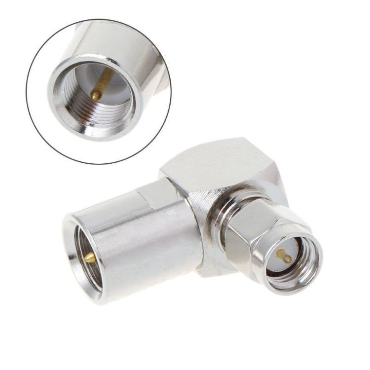 Both SMA Male to FME RF Plug Right Angle Connector Folded Adapter for