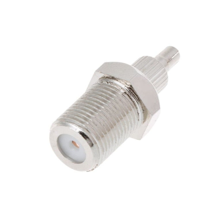 F Female to CRC9 / TS9 RF Male Coaxial Plug Nickel Plated Connector