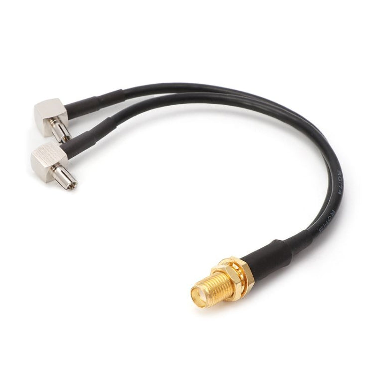 RG174 SMA Female to 2 x TS9 Male Connecting Cable Extension