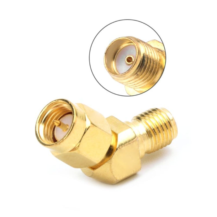 SMA Male to SMA Female 45 Degrees 135 Degrees FPV Conical Adapter