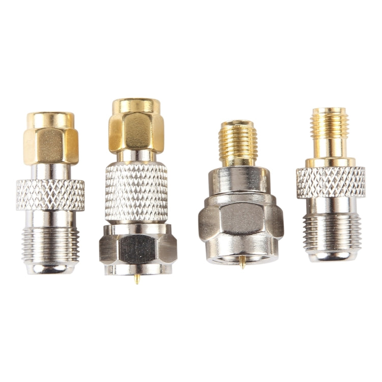 4 in 1 F To SMA RF Coaxial Connector Adapter, F To SMA