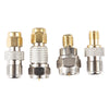 4 in 1 F To SMA RF Coaxial Connector Adapter, F To SMA