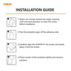5 PCS ENKAY Hat-Prince Anti-drop Full Glue Tempered Glass Full Screen Film Anti-fall Protector