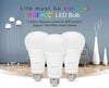 FUT105 12W RGB + CCT LED Bulb Light E27 Indoor Light 2.4G Remote Smart Phone APP Control Bedroom Living Room AC100~240V