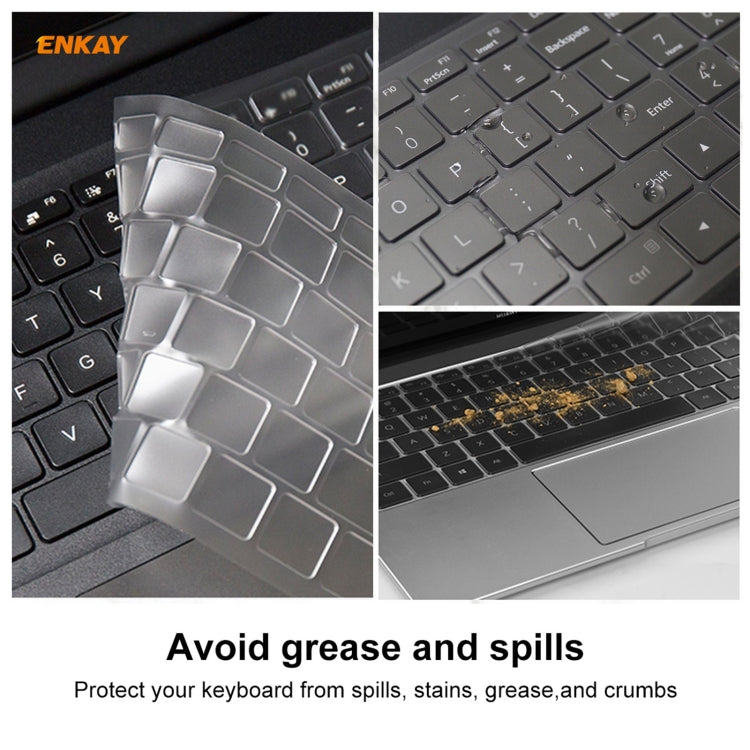 ENKAY Ultrathin Soft TPU Keyboard Protector Film, US Version, For RedmiBook 14 Ⅰ, For RedmiBook 14 Ⅱ, For RedmiBook 13, For RedmiBook 16, For RedmiBook Air 13, For Xiaomi Laptop Air 12.5, For Xiaomi Laptop Pro 15.6, For Xiaomi Laptop Air 13.3����������...