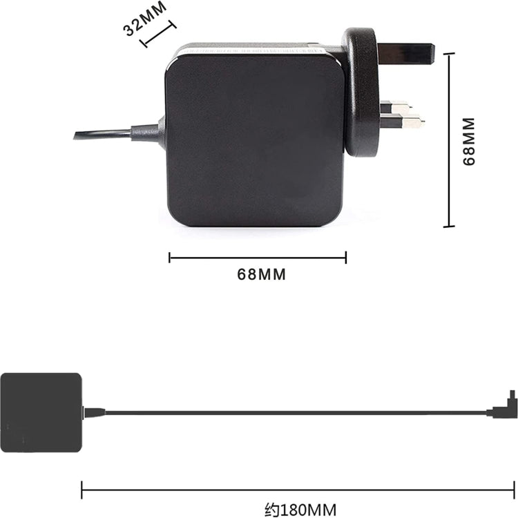 For ASUS 19V 1.75A  S200 S200EX202E X202 X201E X201 Laptop Charger, UK Plug, EU Plug, US Plug
