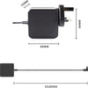For ASUS 19V 1.75A  S200 S200EX202E X202 X201E X201 Laptop Charger, UK Plug, EU Plug, US Plug