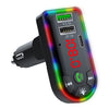 F7 Car MP3 Player 12V Colorful Breathing Light QC3.1 Wireless Dual