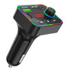 F4 Car MP3 Player FM Transmitter Colorful Backlight USB Charger Dual