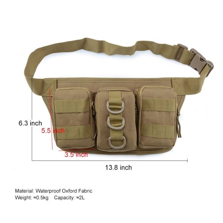 JUNSUNMAY J010 2L Waterproof Outdoor Sports Multifunction Waist Bag