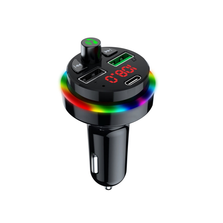 F17 3.1A Dual USB Charger Bluetooth 5.0 Car MP3 Player, F17