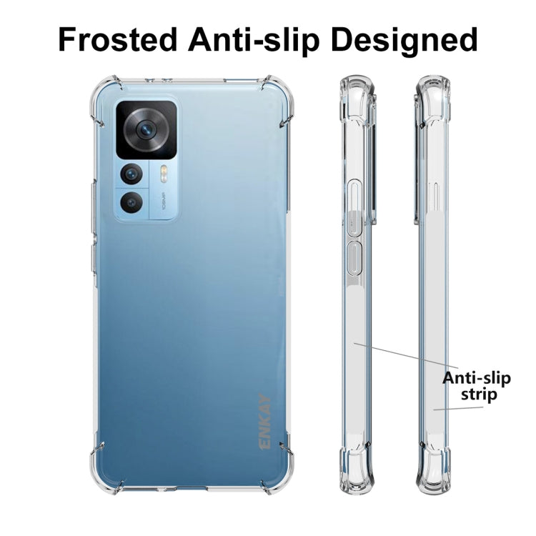 For Xiaomi Redmi K50 Ultra ENKAY Clear TPU Shockproof Phone Case