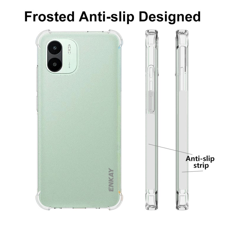For Xiaomi Redmi A1 4G ENKAY Clear TPU Shockproof Phone Case
