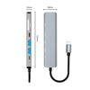 ENKAY Hat-Prince 7 in 1 Type-C to 4K HDMI Docking Station Adapter PD Quick Charge Hub, Type-C to 4K HDMI