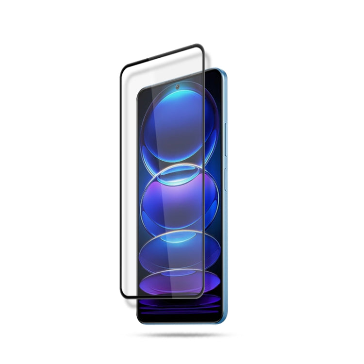 For Xiaomi Redmi Note 12 Pro mocolo 2.5D Full Glue Tempered Glass Full Film