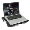 S400 Four Cooling Fans Foldable Adjustable Gaming Laptop Desktop Holder, S400