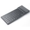 B099 Tablets Laptops 3-Mode Wireless Bluetooth Keyboard Rechargeable Folding Silent Keyboard, B099