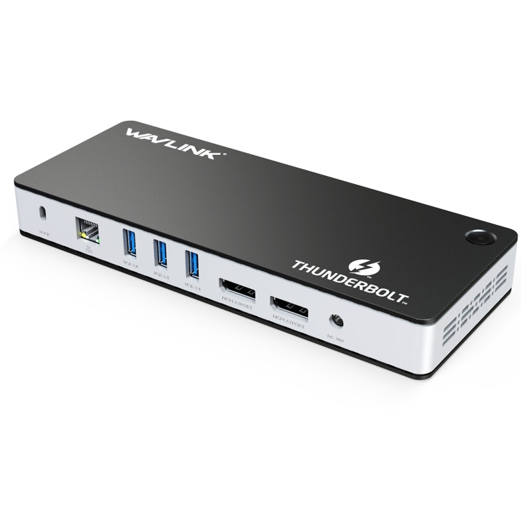 Wavlink UTD21H 60W Host Charging Thunderbolt 3 Docking Station 4K Dual Display 11 in 1 Ports, US Plug, EU Plug, UK Plug