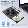 052 USB + Type-C DVD Burner Readable SD / TF Card DVD-RW Recorder PC External Optical Drive, 052