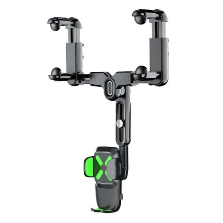 R010 Universal Vehicle Rearview Mirror Phone Holder Multifunctional