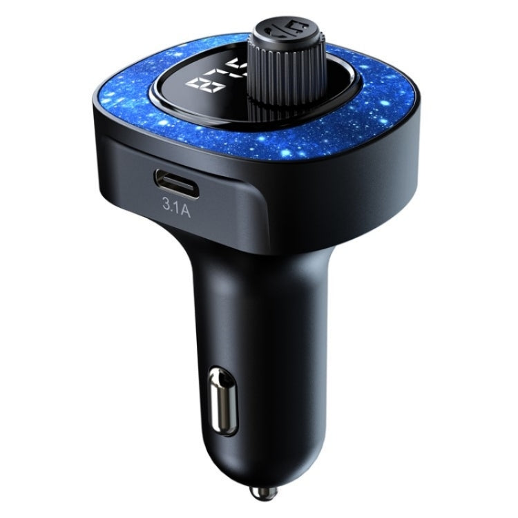 C41 Star Light Car Charger ABS Adapter FM Transmitter Bluetooth