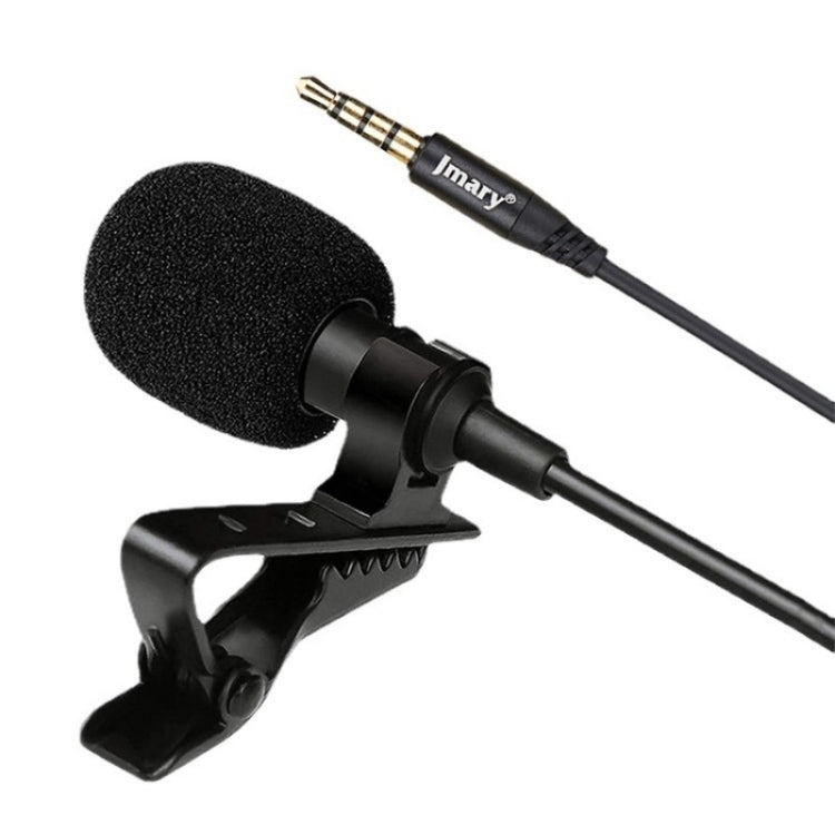 JMARY MC-R1 Phone Laptop Recording Interview Lavalier Mic 3.5mm Mini