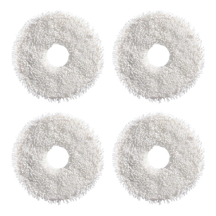 JUNSUNMAY 4pcs Washable Mop Pads Replacement for ECOVACS DEEBOT X1