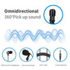 JMARY MC-R5 Lavalier 3.5mm Port Wired Microphone With Sound Monitoring Earphone, Length: 3m, MC-R5