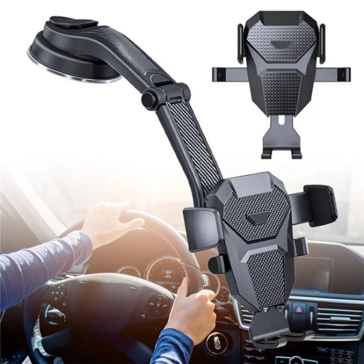 ES25 Nano Silicone Suction Cup Mount Car Dashboard / Windshield Phone Holder, ES25