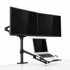 OL-10T Clip-on Desktop Stand Dual Computer Monitor Riser Bracket Laptop Holder, OL-10T