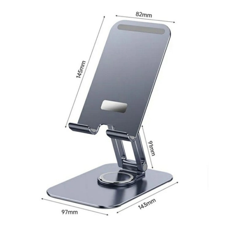 JMARY MK-61 Rotatable Cellphone Tablet Holder Aluminum Alloy Desktop Phone Stand, MK61