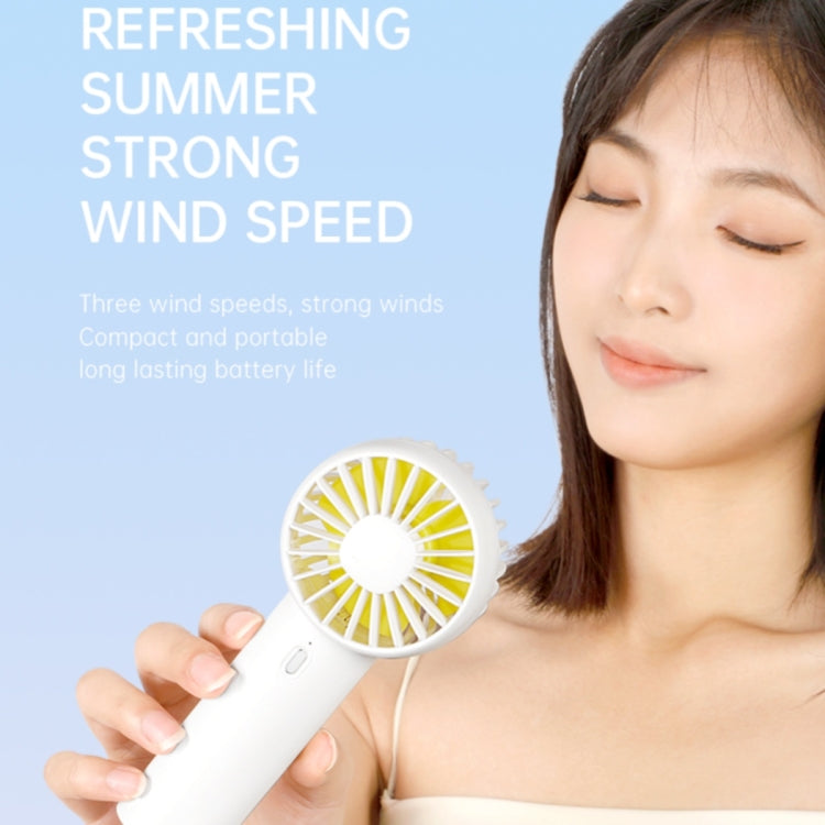 F10 3 Wind Speed Rechargeable Summer Cooling Fan Mini Handheld Fan Cooler, F10 (Black), F10 (Blue), F10 (White)