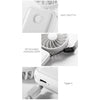 F458 With Neck Rope Summer 3 Speeds Adjustable Foldable Mini Handheld Fan, F458 (Orange), F458 (Purple), F458 (White)