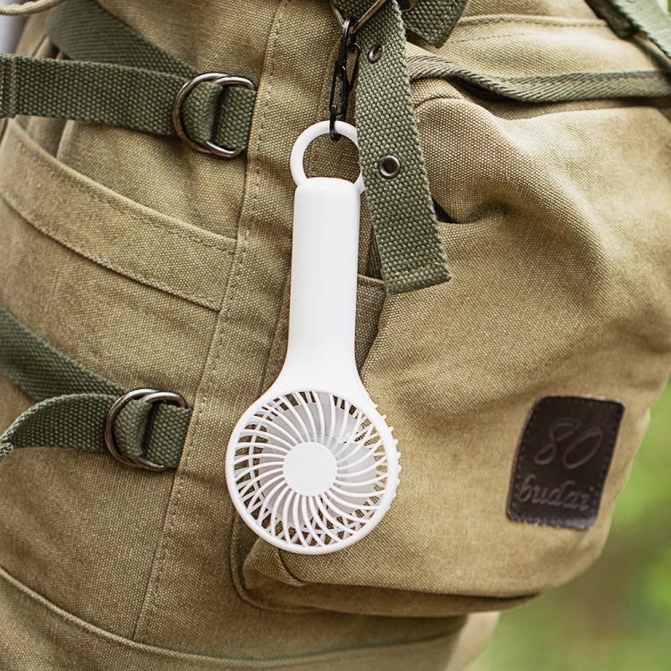 S13 Portable Summer Cooling Fan Hanging Buckle Mini 3 Wind Speed Handheld Fan, S13 (Baby Blue), S13 (Pink), S13 (White)