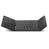 B077T With Touchpad Foldable PU Leather Wireless Bluetooth Keyboard, B077T