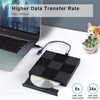009 With USB Port for Laptop Computer External DVD Drive USB 3.0+Typle-C Adapter, 009