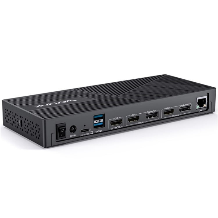 WAVLINK UG69PD25 Pro 100W PD Charging Triple 4K Display Laptop Docking Station, US Plug, EU Plug, UK Plug, AU Plug