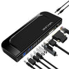 WAVLINK UG49DK4 Universal Laptop Docking Station Dual Monitor Supports DVI / HDMI / VGA, UG49DK4