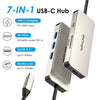 WAVLINK UHP3416 7-in-1 PD100W Charging SD / TF Card Reader 4K HD Type-C Docking Station, UHP3416