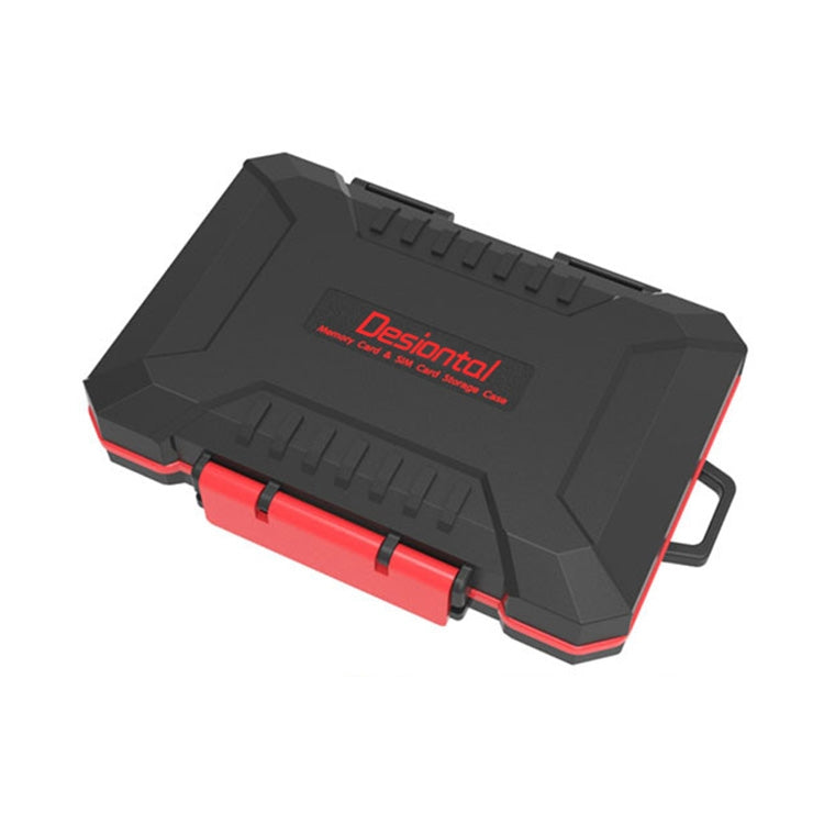 Desiontal SD / TF / XQD / CF / SIM / TF Storage Card Memory Card Organizer Outdoor Portable Waterproof Box, LP-E8