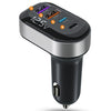 K33 With Voltage Display USB-A and Type-C 4-Port Car Charger Fast