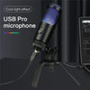 A6 USB Interface Laptop Recording Microphone with RGB Light