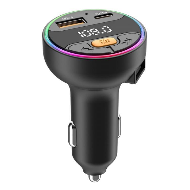 C9S QC3.0 PD 30W Charger FM Transmitter Multifunctional Bluetooth Car