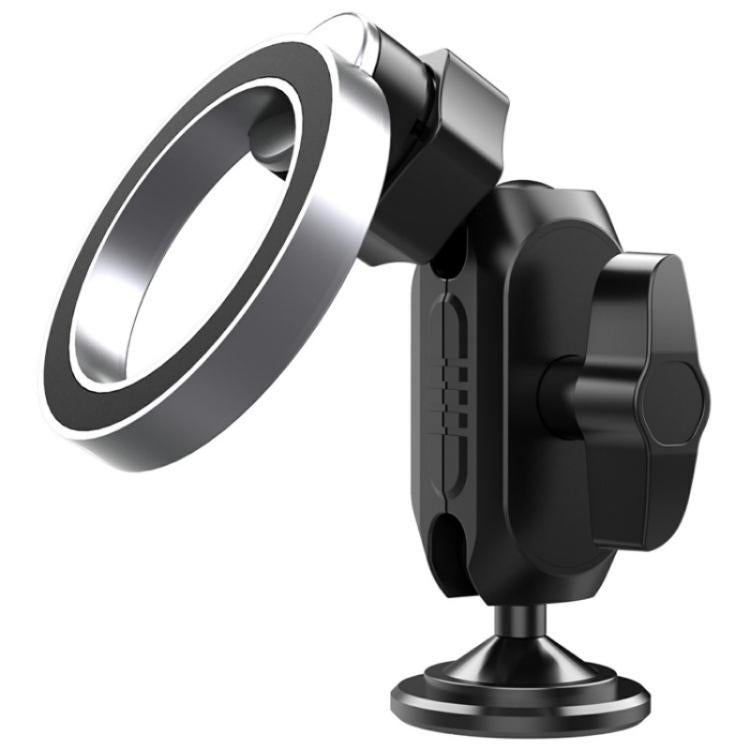 159A 360 Degree Rotation Adhesive Base Magnetic Car Dashboard Mount Phone Holder Bracket, 159A