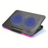 CP252 Adjustable Angle Notebook Cooler Stand Dual Fan Laptop Cooling Pad