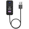 Y2 Type-C and Dual USB Carbon Fiber Texture Car Rear Seat Charger