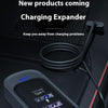 Y2 Type-C and Dual USB Carbon Fiber Texture Car Rear Seat Charger Adapter with Extension Cable, Y2