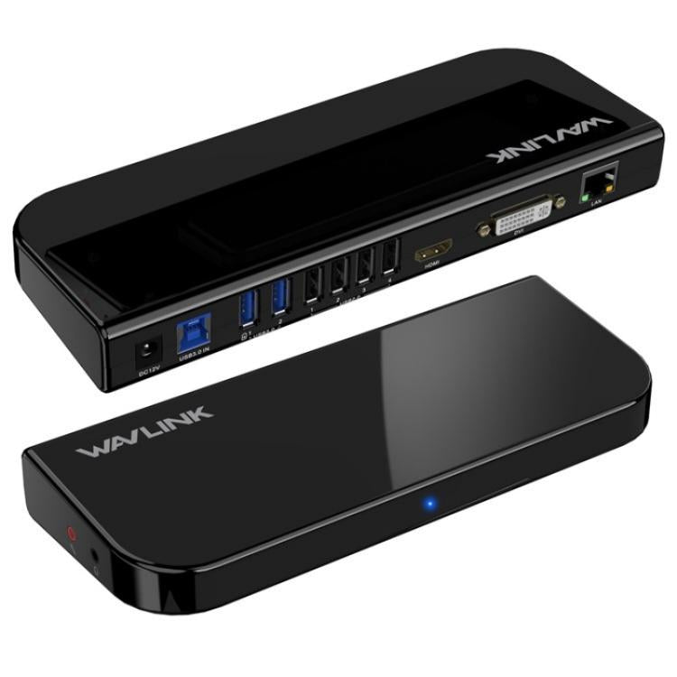 WAVLINK UG49DK1 For Windows Mac Android 13 In 1 USB-C Hub Dual Display Docking Station, US Plug, UK Plug, EU Plug, AU Plug