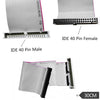 JUNSUNMAY 40 Pin IDE Female to Male HD Extension Cable for 3.5 & 5.25 Inch IDE Drives, F to M