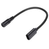JUNSUNMAY 5V 3A DC 5.5mm x 2.1mm Female to Type-C Female Power Extension Charge Cord, Length:25cm, DC 5.5mm x 2.1mm Female to Type-C Female